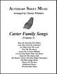 Carter Family Songs, Vol. 1 Guitar and Fretted sheet music cover